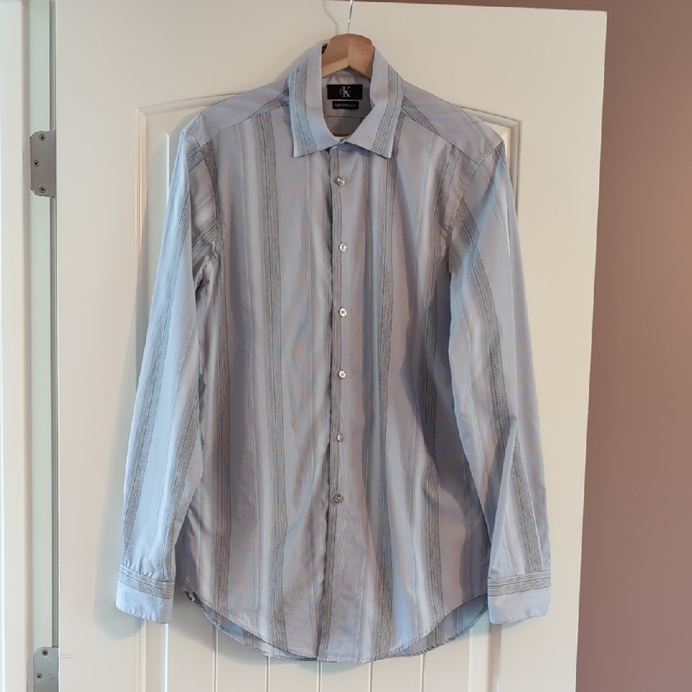 Calvin Klein Slim-Fit Non-Iron Dress Shirt 15.5 34/35